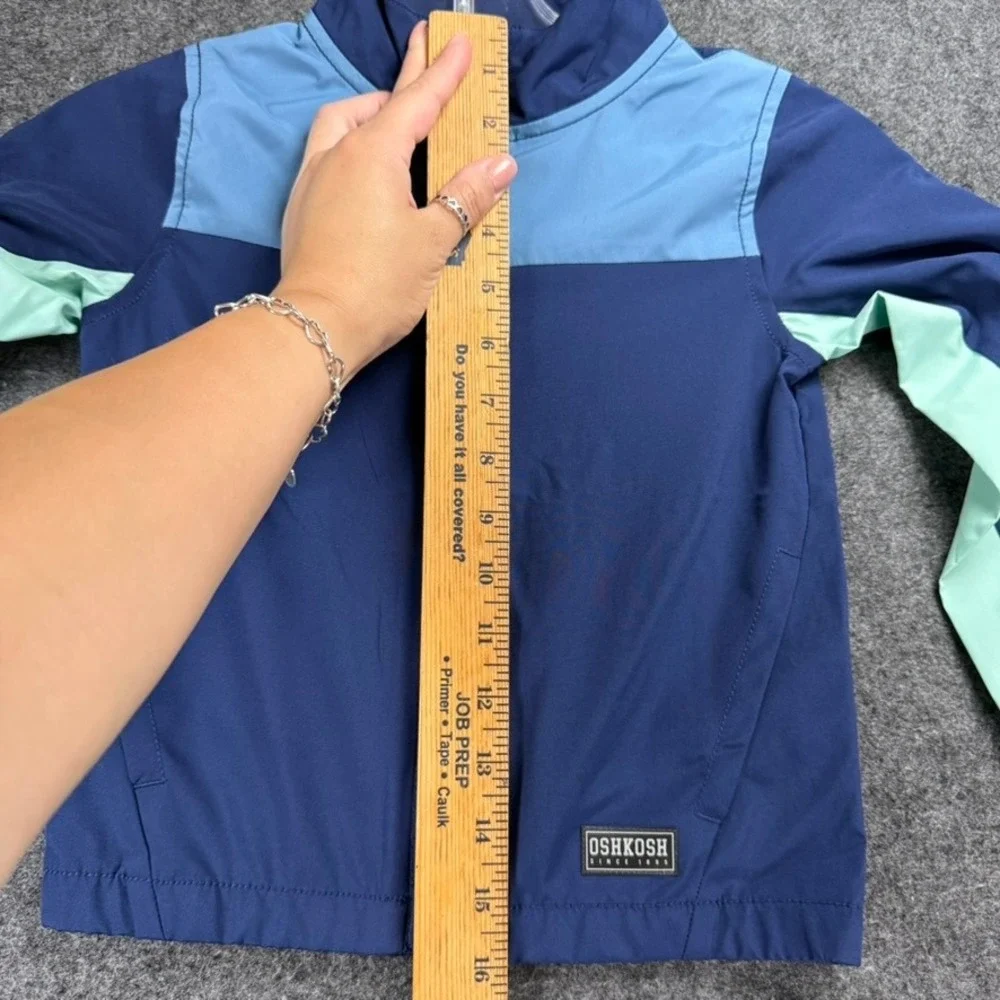 OshKosh B'gosh Kids Boys Colorblock Full Zip Jacket Size 4 / 4A‎ New NWT